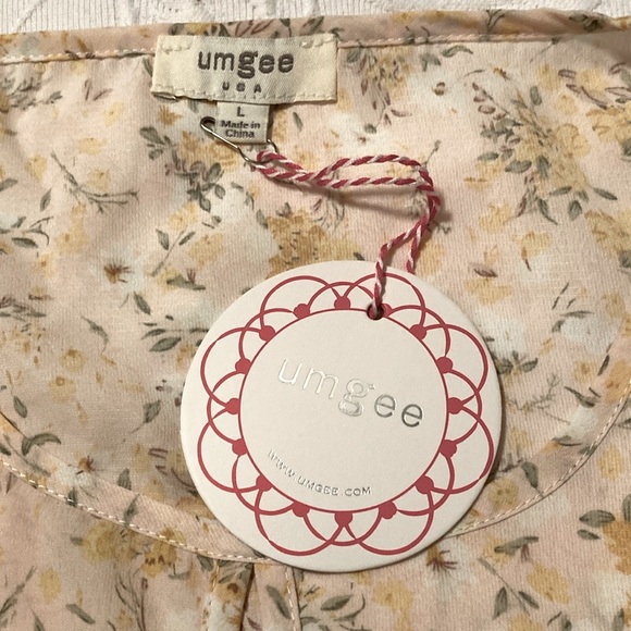 UMGEE Muti-colored Pullover Baby Doll Top. Size L. NWT - Picture 5 of 5